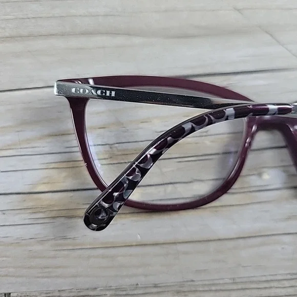 Coach Eyeglasses HC6124 5509 Solid Oxblood‎ Metal Size 53-17-140 FRAMES ONLY - Picture 9 of 14